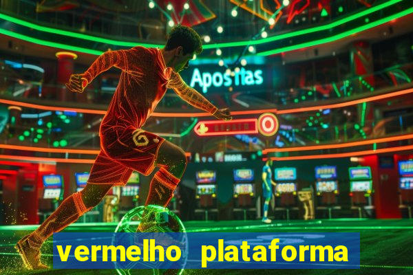 vermelho plataforma de jogos